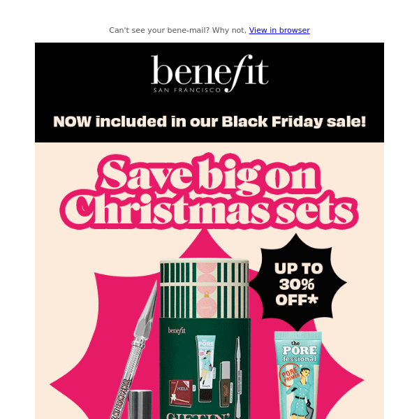 SAVE 30% off Christmas sets! 🎁❤️