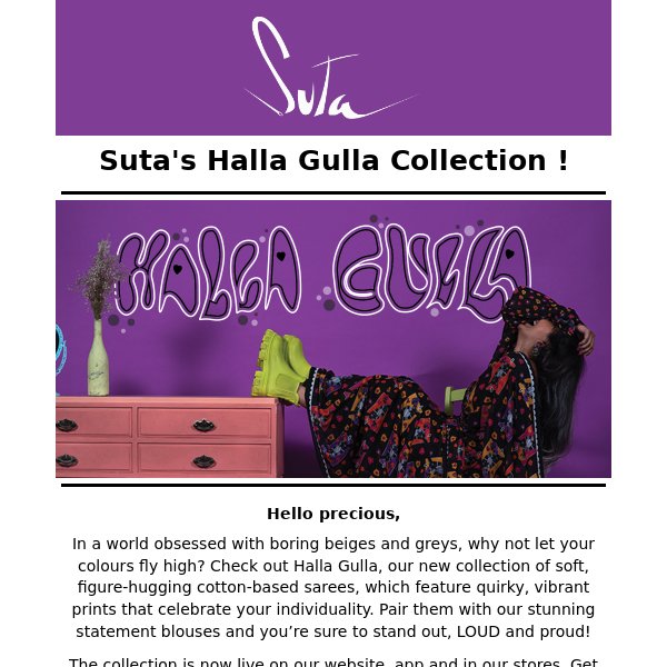 Celebrate your quirks and all the colours of your personality with Suta’s new launch