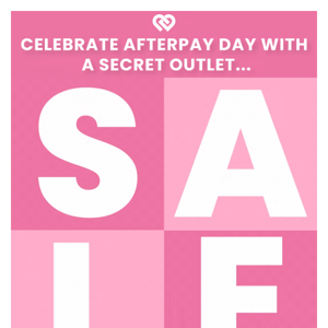 OUTLET SALE STARTS NOW!