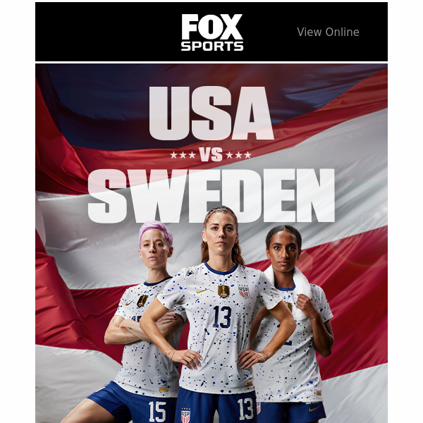 USA vs Sweden: TOMORROW 5AM ET ⏰