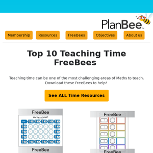 ⏰ Top 10 Teaching Time FreeBees ⏰