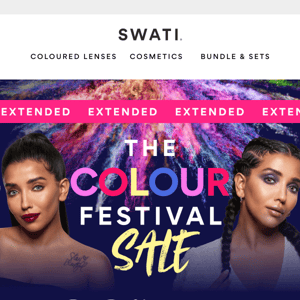 EXTENDED: The Colour Festival  Sale