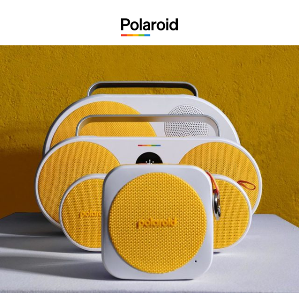 New Music Players by Polaroid. Out now and in full color