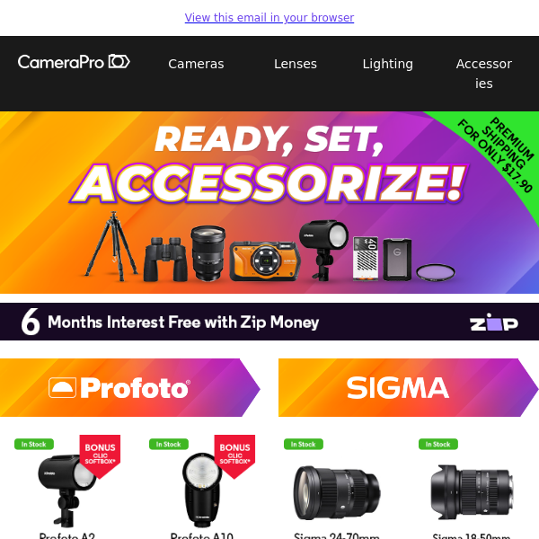 Get Equipped: Discover a World of Accessories at CameraPro!