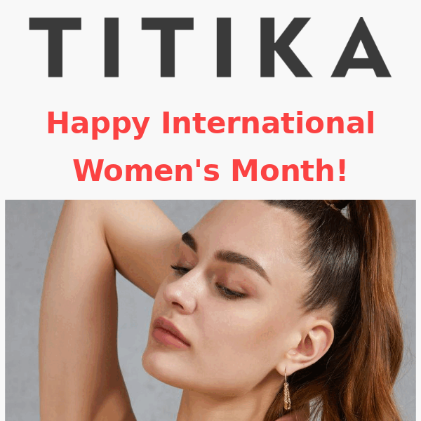 Celebrate International Women's Month 👩🏼‍🤝‍👩🏽👩🏿‍🤝‍👩🏼  Enjoy 30% OFF SITE-WIDE + FREE Notebook | TITIKAACTIVE.COM