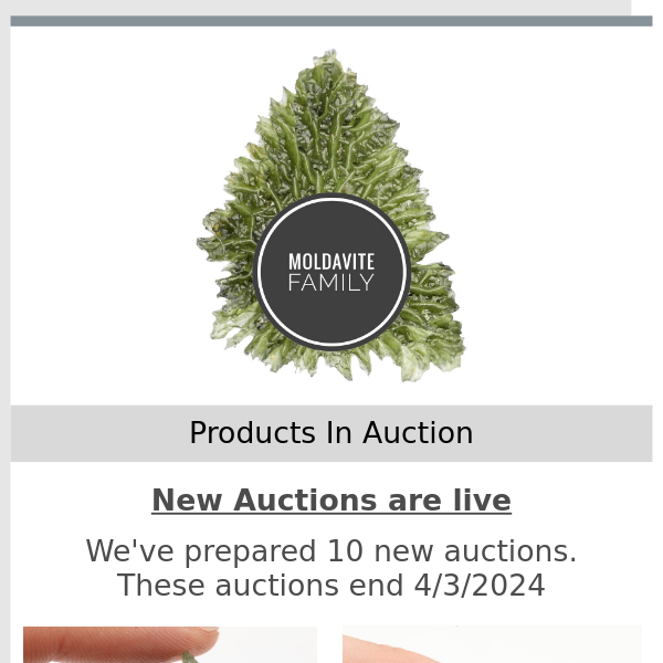 New Auctions Are Live
