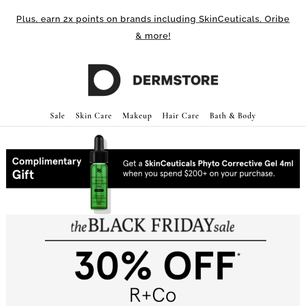 Holiday hair starts here -> 30% off R+Co