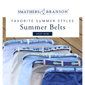 Our Favorite Belts for Summer!