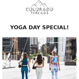 TODAY ONLY: International Yoga Day Special