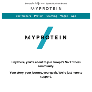 Welcome to Myprotein