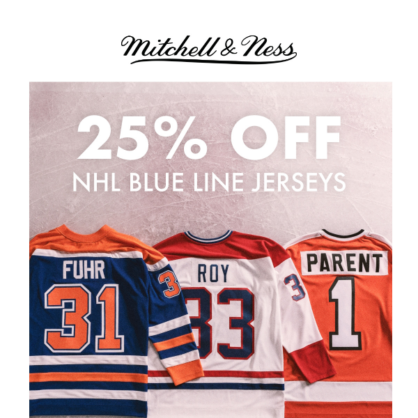 NHL Playoffs SALE | 25% Off Blue Line Jerseys! - Mitchell And Ness