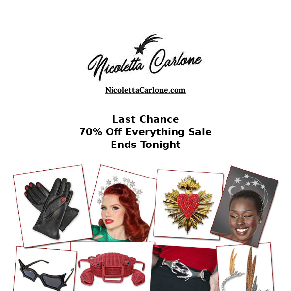 Last Chance! ❤️ 70% Off Everything Sale Ends TONIGHT