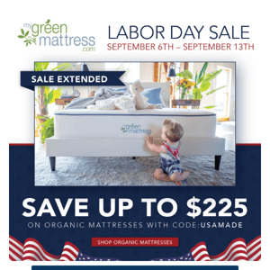 Extended! Labor Day Mattress Sale | Final Weekend