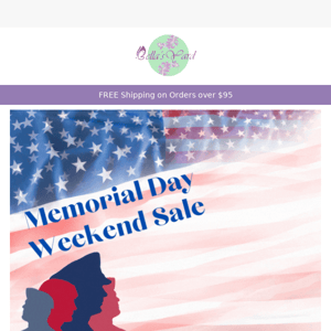 Memorial Day Sale 🇺🇸 Starts Now...