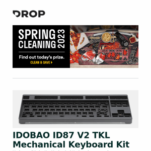 IDOBAO ID87 V2 TKL Mechanical Keyboard Kit, Massdrop x Sennheiser HD 6XX Headphones, Massdrop x Sennheiser PC37X Gaming Headset and more...