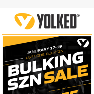 Get Yolked This BULKSZN 🏋️‍♂️💪 - 20% Off Bundles Inside!