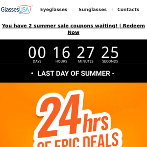 🔴 EPIC DEALS for the Last Day of Summer  ⏰⏰⏰