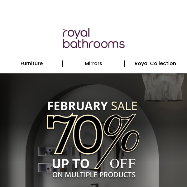 February ’24 Sale | Up To 70% Off (On Selected Products)