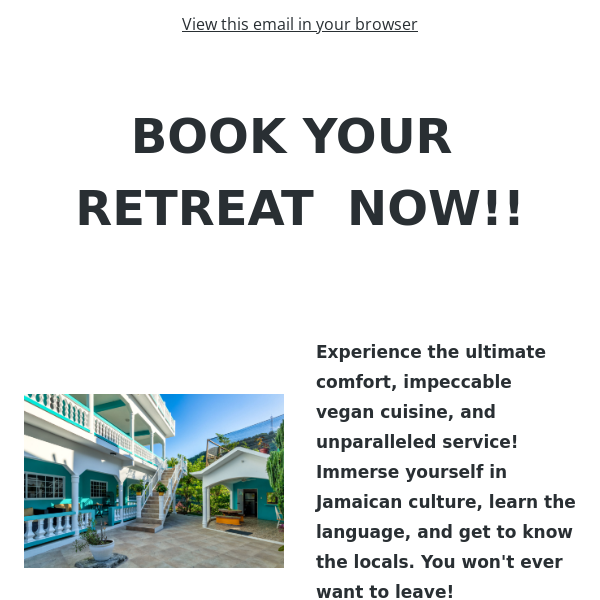 BOOK YOUR VITALFREQUENCY RETREAT IN JAMAICA NOW!! LOW PRICE FOR 2023!