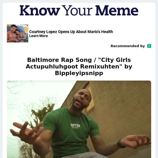 Baltimore Rap Song / "City Girls Actupuhluhgoot Remixuhten" by Bippleyipsnipp