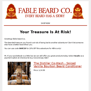 Your Bearded Treasure Is Being Stolen!