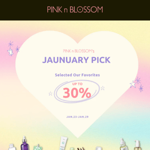 [🌸PInknBlossom's JANUARY PICK SALE] Our Selected Favorites Items Upto 30% Off💗