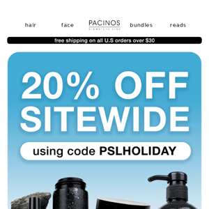 Countdown to Christmas Day Sale: 20% off sitewide!