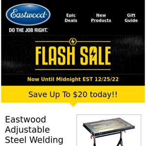 ⚡FLASH SALE⚡ - Welding Table – Save $20!