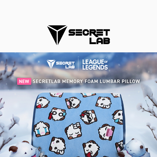 Our new Poro Party Lumbar Pillow ❄️