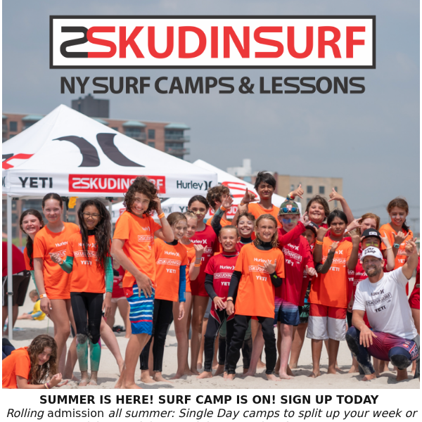 Let's Surf! Summer Camps! 