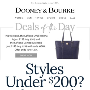 As Is Dooney & Bourke Saffiano Helena Shopper 