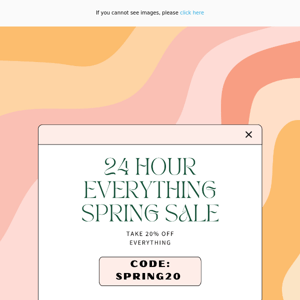 24 Hour Everything Sale!