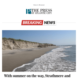 With summer on the way, Strathmere and Sea Isle again starved for sand