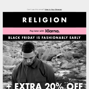 Black Friday is fashionably early 💀