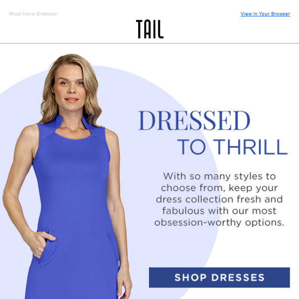 This Season's Dress Code - Tail Activewear