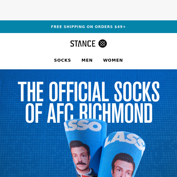 NEW: Ted Lasso x Stance ⚽