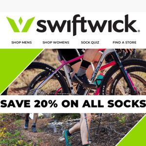 20% Off All Socks