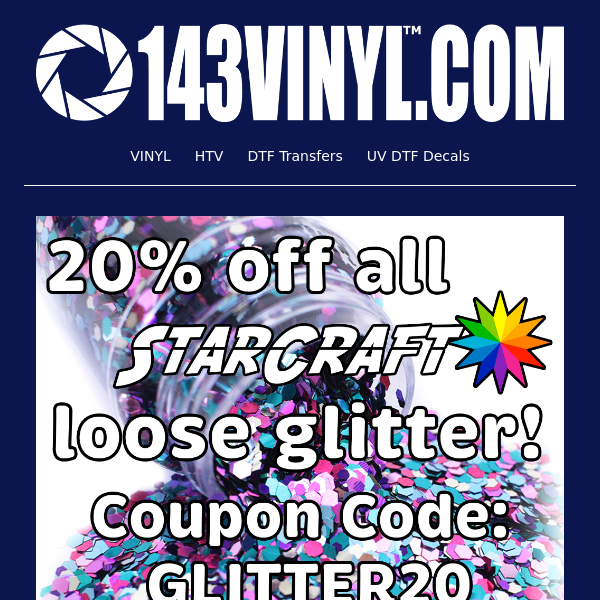 HUGE Savings on Glitter! 🤩