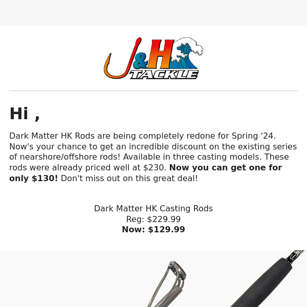 J&H Tackle - Latest Emails, Sales & Deals