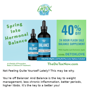 FLASH SALE: 40% Off a Better You