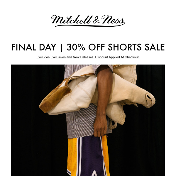 ENDS TONIGHT | 30% Off All Shorts Sale!