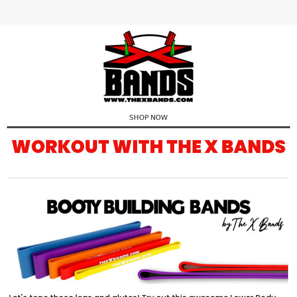 Tone Legs & Glutes with The X Bands 🍑