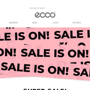 ECCO Sale is now on! up to 40% off.