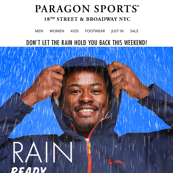 Have a Waterproof Weekend! 🌧️ Shop Our Rain Gear Collection