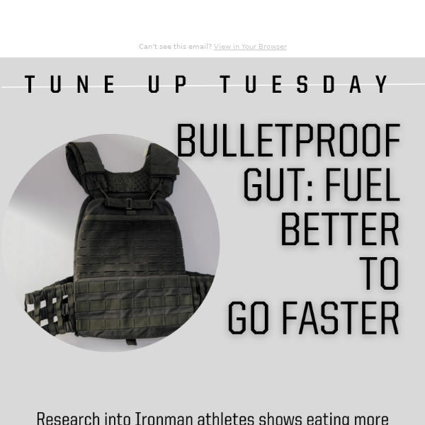 Bulletproof Gut: Fuel Better to Go Faster