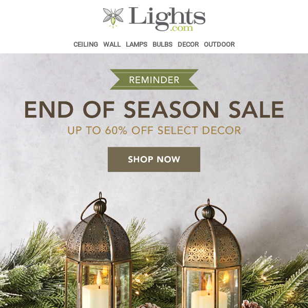 🎇 End the Year with our SALE! | Lights.com