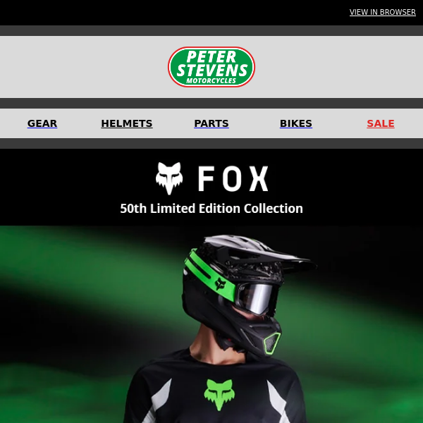 JUST LANDED! - FOX 50th Limited Edition Collection - SHOP NOW
