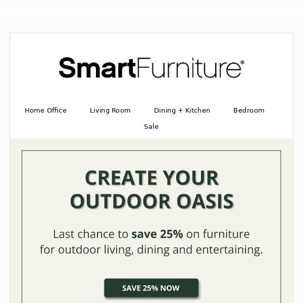 25% Off Oxford Garden Outdoor Furniture Ends April 30th🌴