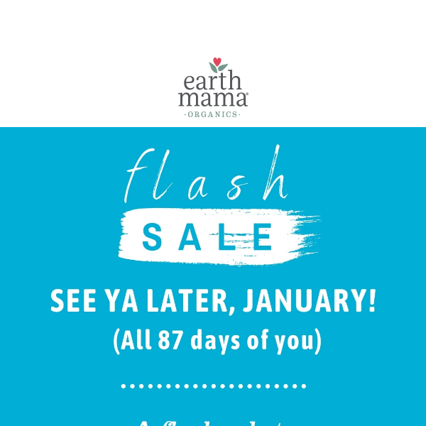 A Flash Sale to welcome February!