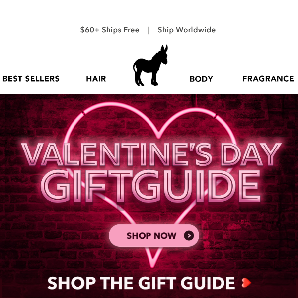 The Valentine's Day Gift Guide - Get $25 Off! ❤️